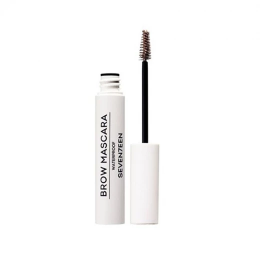 Seventeen Waterproof Brow Mascara 02: Long Lasting Brow Definition, Smudge Proof, Precision Application, All Day Wear for a Natural Look