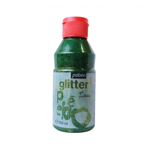 Pebeo Glitter Gel, Green Color, 250 Ml Pebeo Glitter Gel, Green Color, 250 Ml