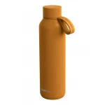 Quokka Stainless Steel Bottle With Strap, Dark Beige Color, 630 Ml - Quokka