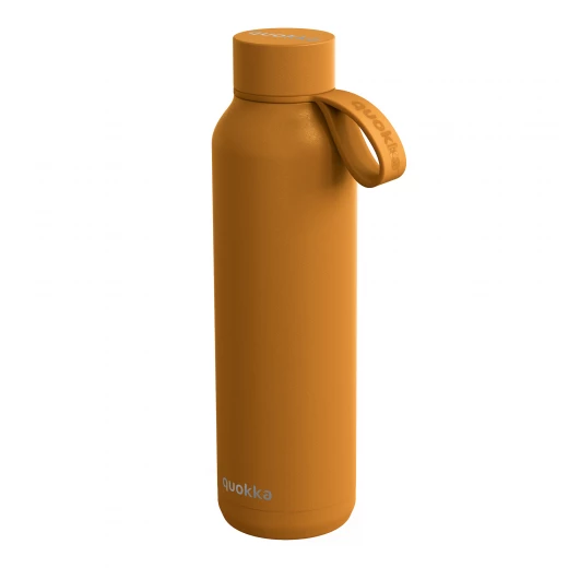Quokka Stainless Steel Bottle With Strap, Dark Beige Color, 630 Ml Quokka Stainless Steel Bottle With Strap, Dark Beige Color, 630 Ml
