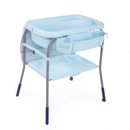 Chicco Baby Stroller For Bathing And Changing, Blue Color Chicco Baby Stroller For Bathing And Changing, Blue Color