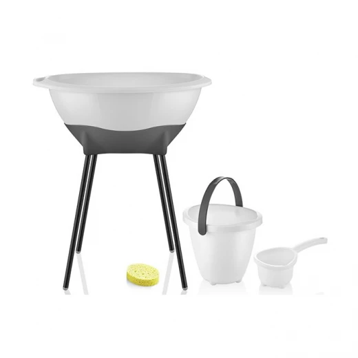 BabyJem Bath Tub Set Elegant - White BabyJem Bath Tub Set Elegant - White