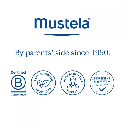 Mustela Baby Cleansing Wipes with Natural Avocado - For Face, Body & Diaper Area - Made with Compostable & Plastic Free Fibers - 60 units - Mustela - Image 2