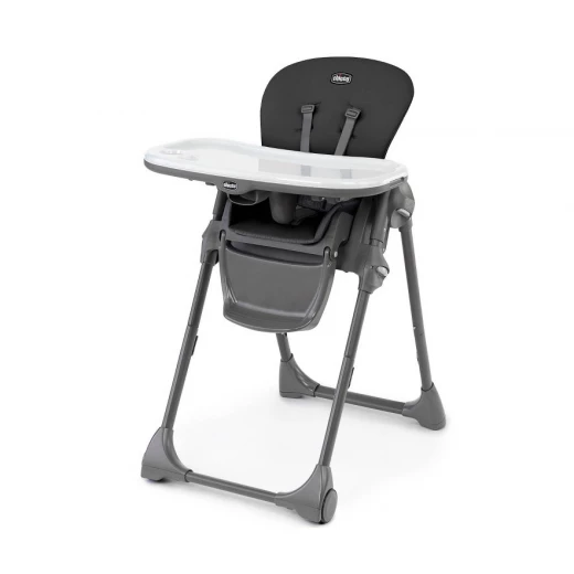 Chicco Polly Compact Fold Easy Clean Highchair, Black Color Chicco Polly Compact Fold Easy Clean Highchair, Black Color