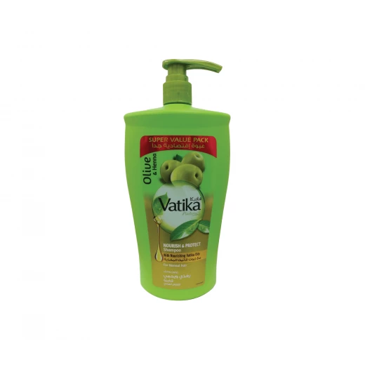 Vatika Naturals Olive & Henna Shampoo, Nourish & Protect, 1000 Ml Vatika Naturals Olive & Henna Shampoo, Nourish & Protect, 1000 Ml