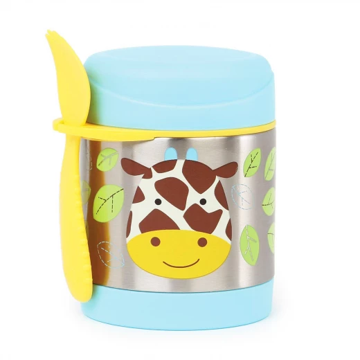 Skip Hop Zoo Insulated Food Jar - زرافة Skip Hop Zoo Insulated Food Jar - زرافة