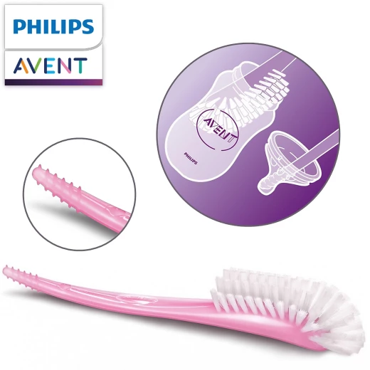Philips Avent Bottle and Nipple brush, Pink - Philips Avent - Image 3