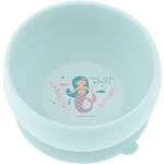 Stephen Joseph Silicone Bowl, Mermaid Design, Blue Color - Stephen Joseph
