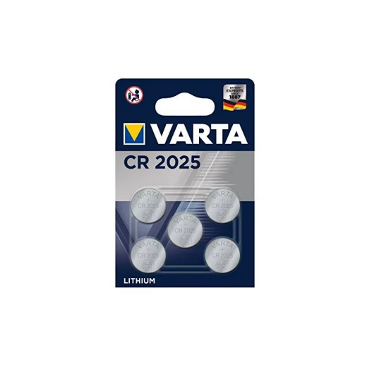 Varta ElectronicsBattery Button cell 3V CR 2025 Bli.5 Varta ElectronicsBattery Button cell 3V CR 2025 Bli.5