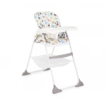 Joie Mimzy Snacker High Chair in Alphabet Design: A Compact, Foldable Highchair for Babies and Toddlers. Easy to Clean, Perfect for Small Spaces & On-the-Go Feeding. Modern & Safe Design. - Joie