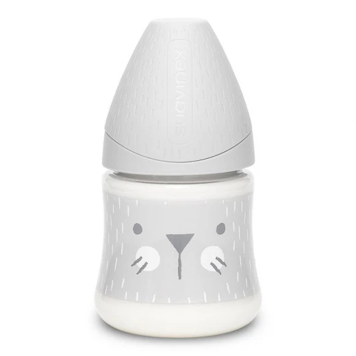 Suavinex Premium bottle Mint kitten, Grey Color, 150 Ml Suavinex Premium bottle Mint kitten, Grey Color, 150 Ml