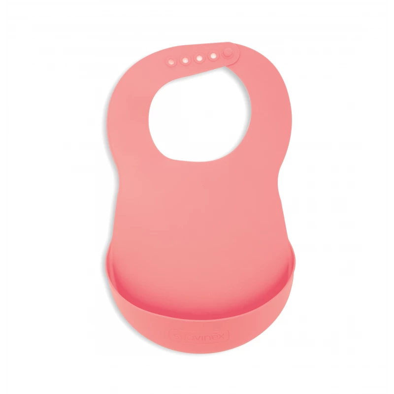 Suavinex  Waterproof Baby Soft Bib, Pink - Suavinex