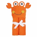 Stephen Joseph Hooded Bath Towel For Baby, Crab Design - Stephen Joseph