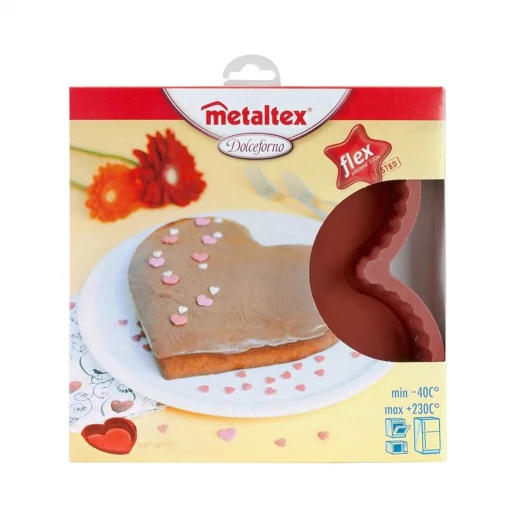 Metaltex Silicone Heart Mould, 21.5 X 20 Cm Metaltex Silicone Heart Mould, 21.5 X 20 Cm