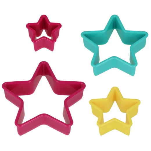 Metaltex Star Shape Plastic Cookies Cutter, 10X10 Cm, 4 Pieces - Metaltex - Image 2
