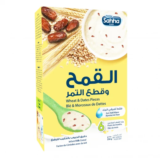 قطع قمح و تمر، 250 جرام من صحة قطع قمح و تمر، 250 جرام من صحة