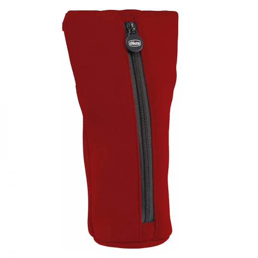 Chicco Thermal Feeding Bottle Holder, احمر Chicco Thermal Feeding Bottle Holder, احمر