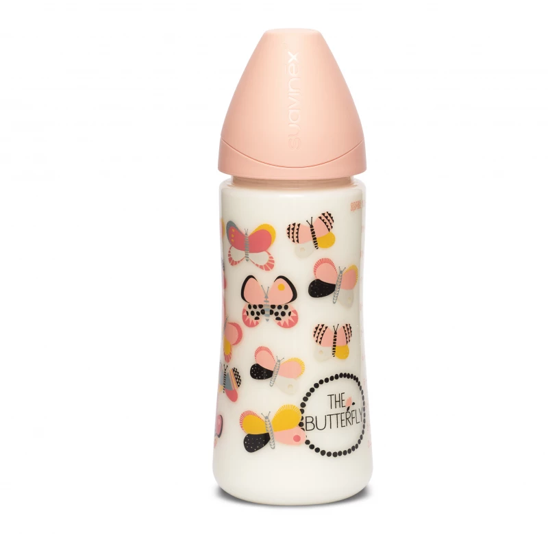 Suavinex Wide Neck Bottle With Physiological Teat 360 مل - سوافينكس