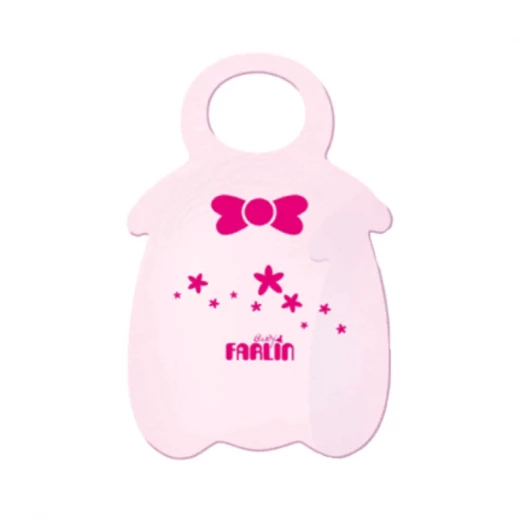 Farlin Baby Bib Tie, 1 Pack, زهري Farlin Baby Bib Tie, 1 Pack, زهري