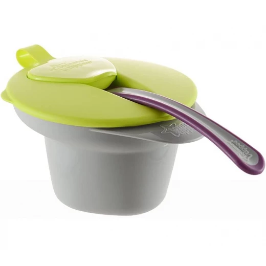 Tommee Tippee Explora Cool and Mash Bowl 4M+, Purple&Green Tommee Tippee Explora Cool and Mash Bowl 4M+, Purple&Green