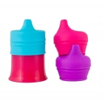 Boon - Snug Spout With Cup - Blue/Red/Purple - Boon