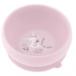 Stephen Joseph Silicone Bowl, Bunny Design, Purple Color - Stephen Joseph