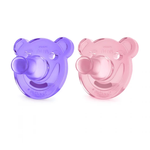 Philips Avent Soothie Shape +3 شهر, Pink&Purple Philips Avent Soothie Shape +3 شهر, Pink&Purple