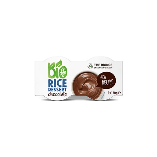 The Bridge Bio Rice Dessert Chocolate,130 Gram, 2 Pieces The Bridge Bio Rice Dessert Chocolate,130 Gram, 2 Pieces