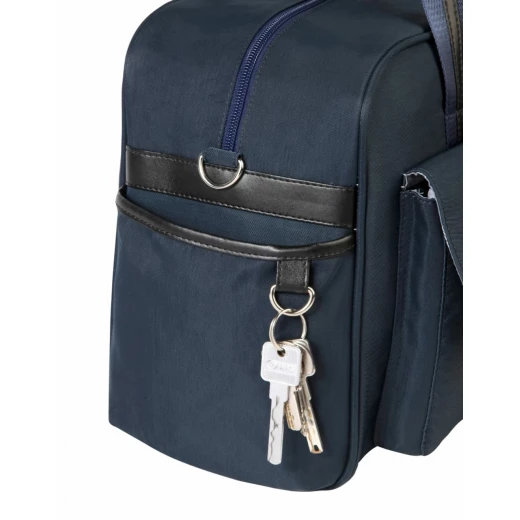 حقيبة ظهر جلد صناعي متعددة الوظائف للحفاضات, باللون الكحلي من كولورلاند - كولورلاند - Image 6
