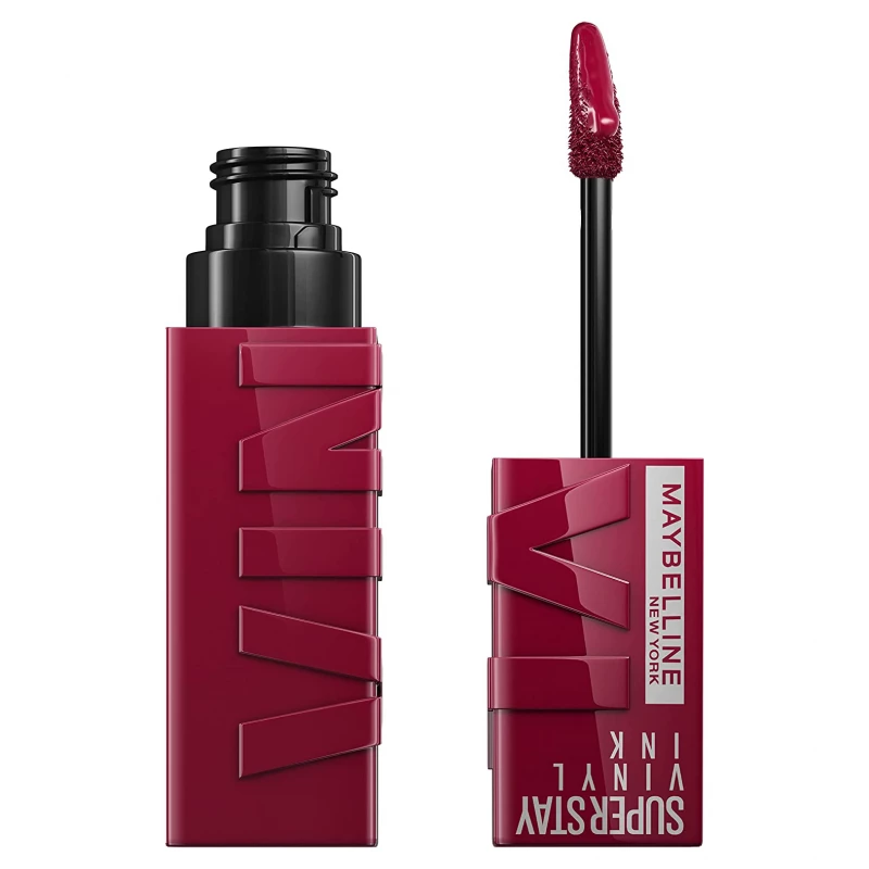 ميبيلين نيويورك روج احمر شفاه سوبر ستاي فينيل انك لامع وثابت ويدوم طويلا  30 انرايفيلد - Maybelline