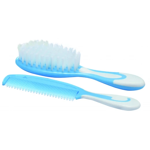 Optimal Brush And Comb Set, Blue Color Optimal Brush And Comb Set, Blue Color