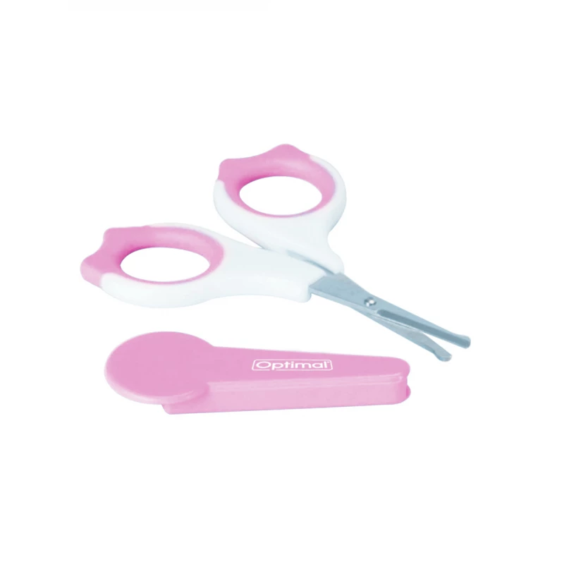 Optimal Baby Safe Scissors, Pink color - Optimal