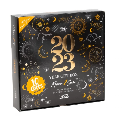 مجموعة هدايا أجندة 2023, بتصميم الشمس والقمر من مفكرة مجموعة هدايا أجندة 2023, بتصميم الشمس والقمر من مفكرة