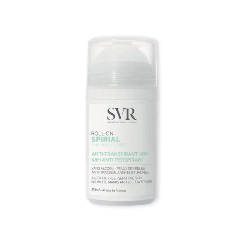 SVR Spirial Anti Perspirant Roll on Deodorant, for 48 Hour, 50 Ml - SVR