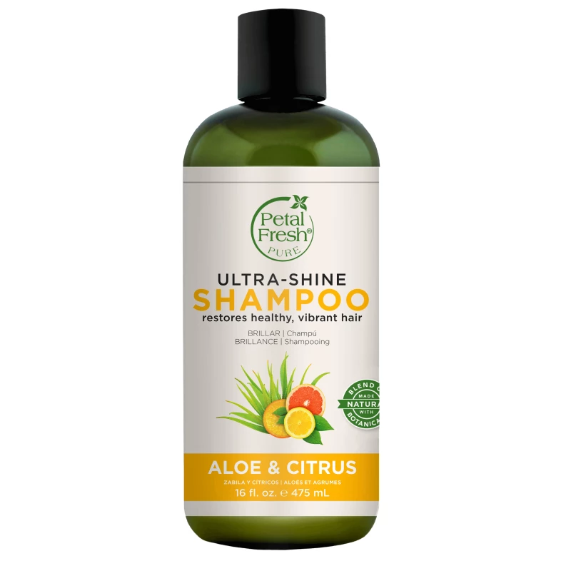 Petal Fresh, Pure Ultra Shine Shampoo, Aloe & Citrus, (475 مل) - بيتال فريش بيور