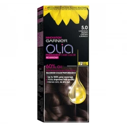 Garnier Olia No Ammonia Permanent Haircolor 5.0 Luminous Brown
