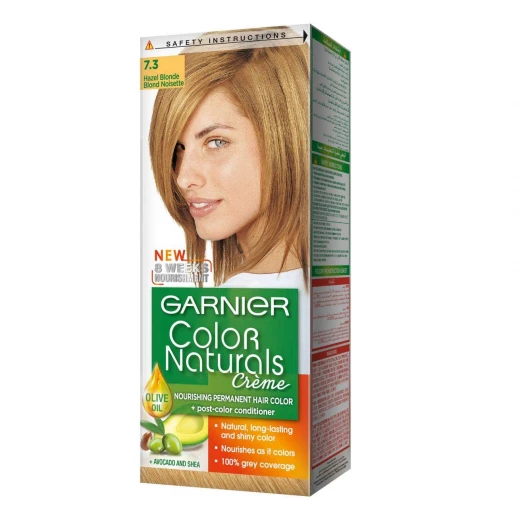 Garnier Color Naturals 7.3 Hazel Blonde Haircolor Garnier Color Naturals 7.3 Hazel Blonde Haircolor