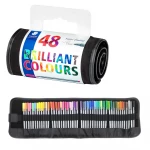Staedtler Triplus Fineliner Triangular Roll-up Case, 48 قم - ستدلر
