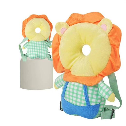 Baby Head Protection Pillow, Yellow Color - Image 2