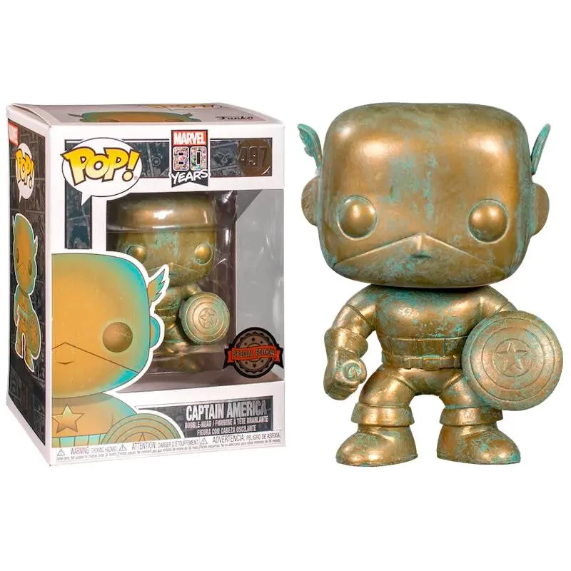 فانكو بوب! فينيل حصري- POP Marvel: Marvel 80th - Captain America (PT) (Exc) - فانكو