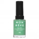Mon Reve Gel Like Nail Polish Number 42 Long Lasting Green Manicure Pedicure for Flawless Nails - Mon Reve