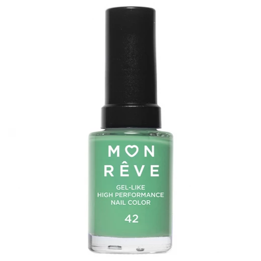 Mon Reve Gel Like Nail Polish Number 42 Long Lasting Green Manicure Pedicure for Flawless Nails Mon Reve Gel Like Nail Polish Number 42 Long Lasting Green Manicure Pedicure for Flawless Nails