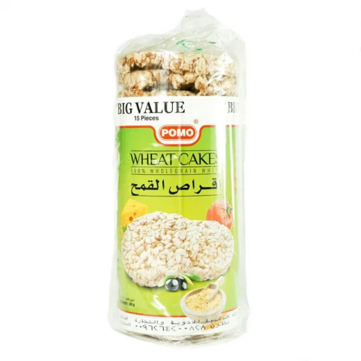 كعك ارز القمح خالي من السكر م, 140 جرام, 15 قطعة من بومو كعك ارز القمح خالي من السكر م, 140 جرام, 15 قطعة من بومو