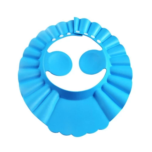 Adjustable Silicone Baby Shower Head Protector, Blue Color Adjustable Silicone Baby Shower Head Protector, Blue Color