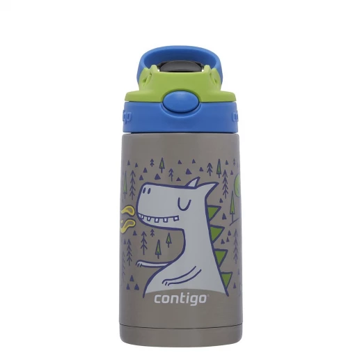 Contigo Stainless Steel Autospout Kids Drinking Bottle, Blue Color, 380 Ml - Contigo - Image 7