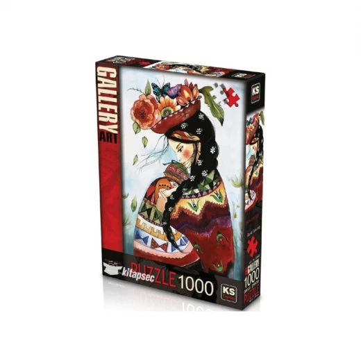 أحجية 1000 قطعة, بتصميم ام و طفلها من كي اس جيمز