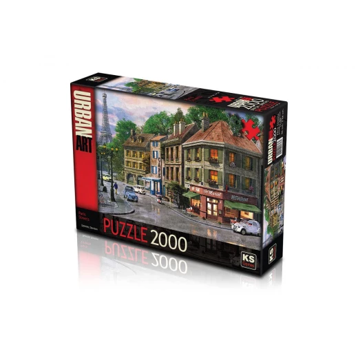 أحجية 2000 قطعة, بتصميم شوارع باريس من كي اس جيمز أحجية 2000 قطعة, بتصميم شوارع باريس من كي اس جيمز