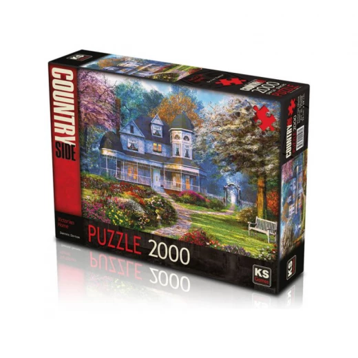 أحجية 2000 قطعة, بتصميم بيت من العصر الفيكتوري من كي اس جيمز أحجية 2000 قطعة, بتصميم بيت من العصر الفيكتوري من كي اس جيمز