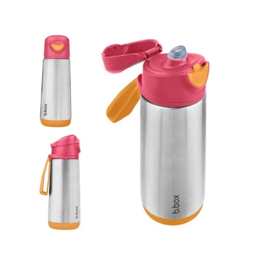 B.Box Insulated Drink Bottle, Orange Color, 500 Ml - B.Box - Image 2