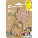 Bebe Confort Wooden Baby Rattle, Tiger Design - Bebe Confort